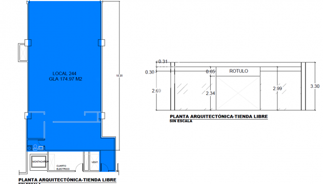 COMMERCIAL SPACE FOR LEASE GALERÍAS SHOPPING CENTER (UNIT 244)