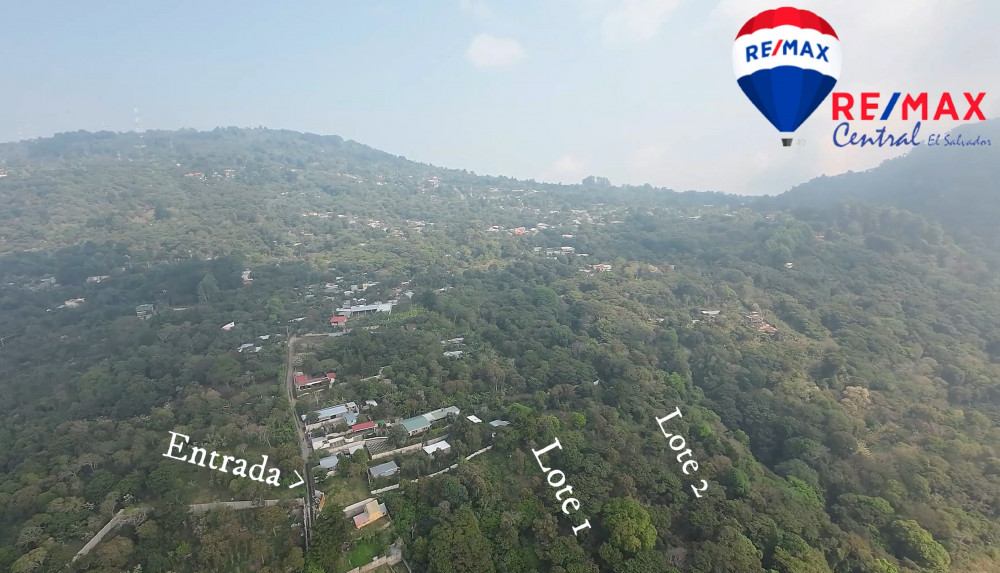 RE/MAX real estate, El Salvador, San Salvador, Small plot of land with a view located in San Salvador volcano