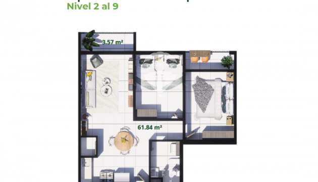 APARTMENT IN FORMOSA CITY MODEL B LEVEL 7 AND 8