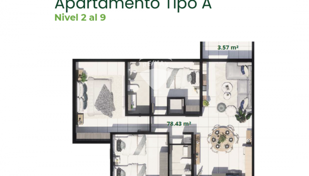 APARTMENT IN FORMOSA CITY MODEL A LEVEL 3 AND 4